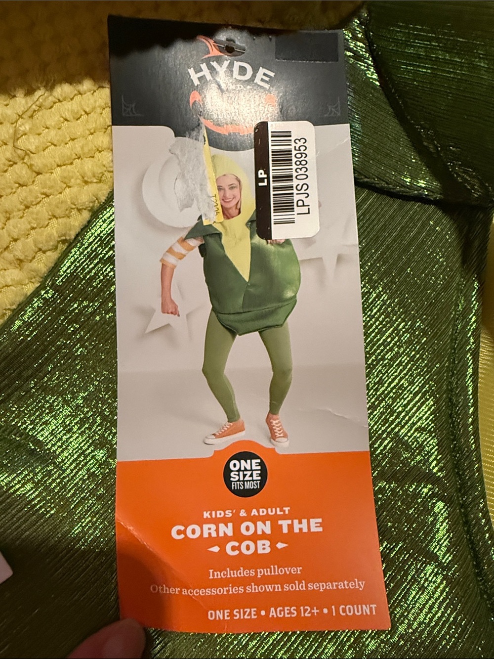 CORN Cob Costume HIDE & EEK. OS - Picture 2 of 4